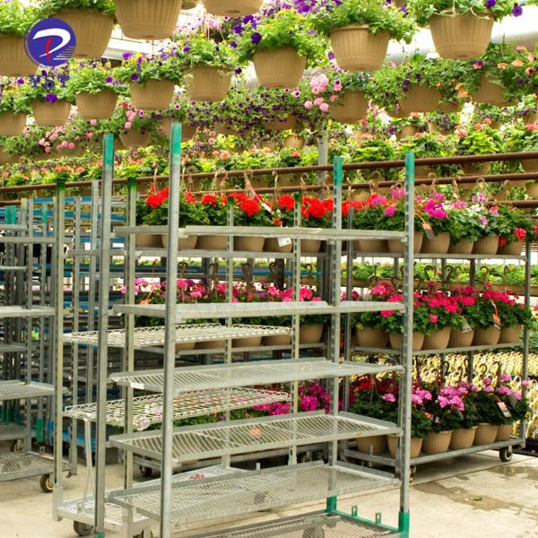 Wire Mesh Flower Cart